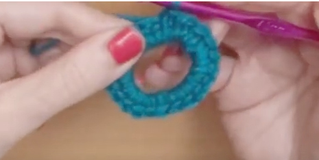 se ha completado todo el rededor del circulo con puntos bajos