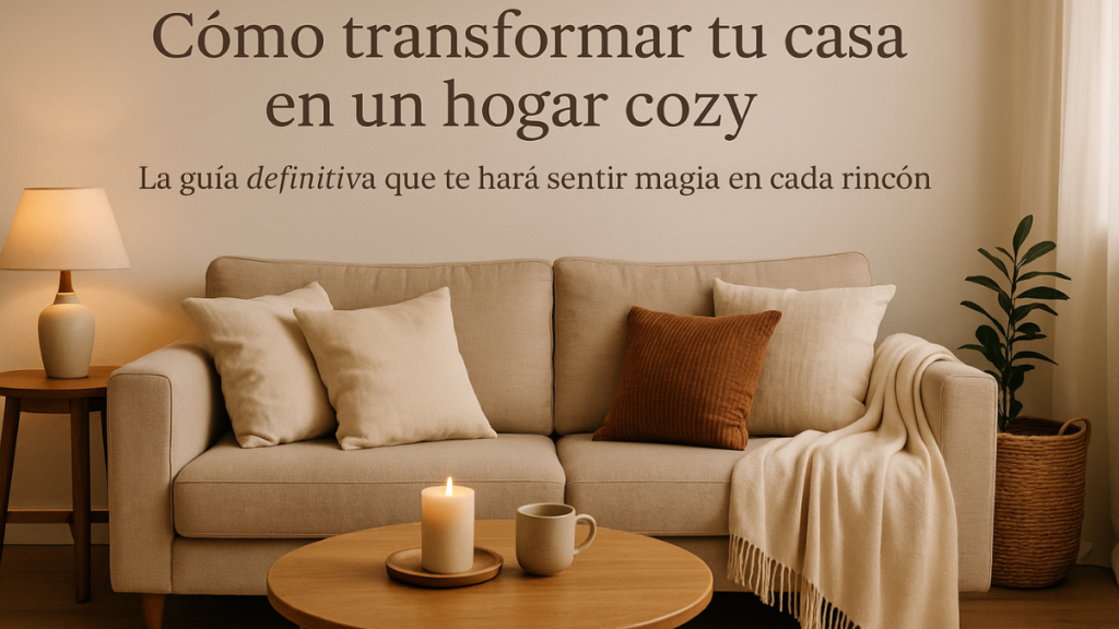 imagen de hogar cozy en tonos tierra