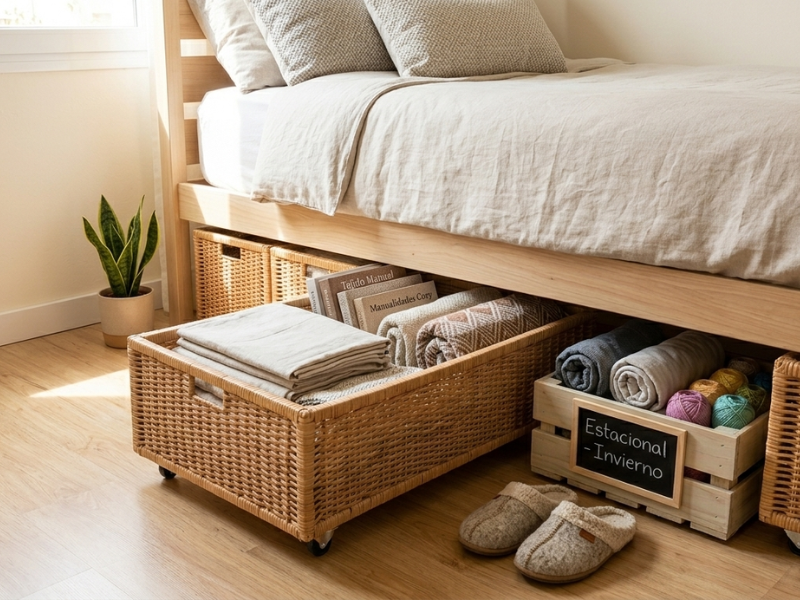 almacenaje low cost dormitorio
