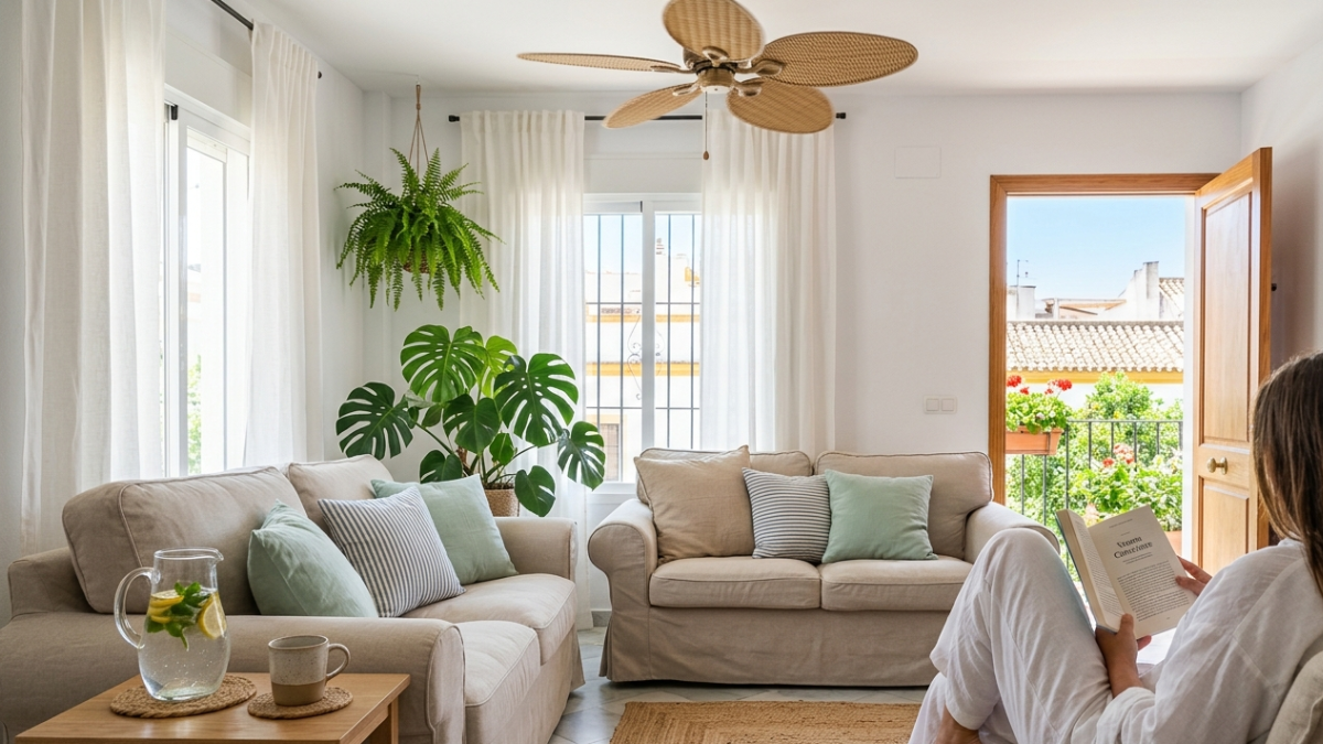 7 pasos para mantener tu casa cozy en verano.