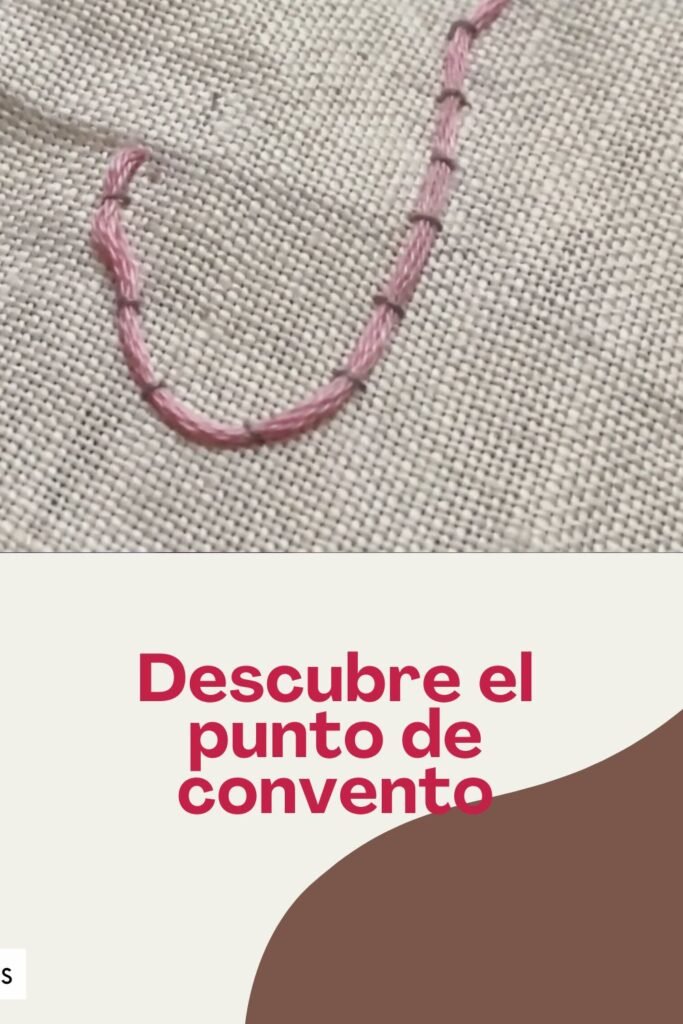 bordado punto de convento.