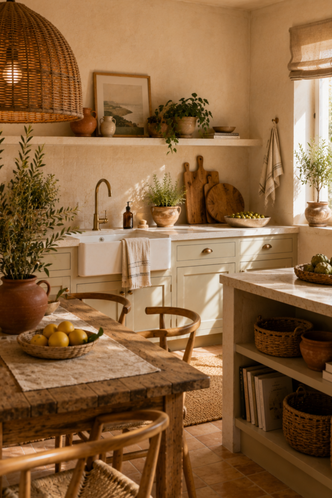 conseguir una cocina mediterránea acogedora (16)