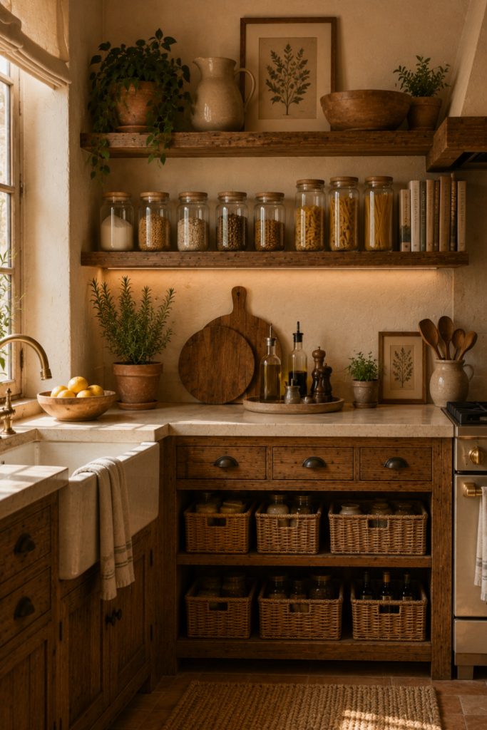 conseguir una cocina mediterránea acogedora (5)