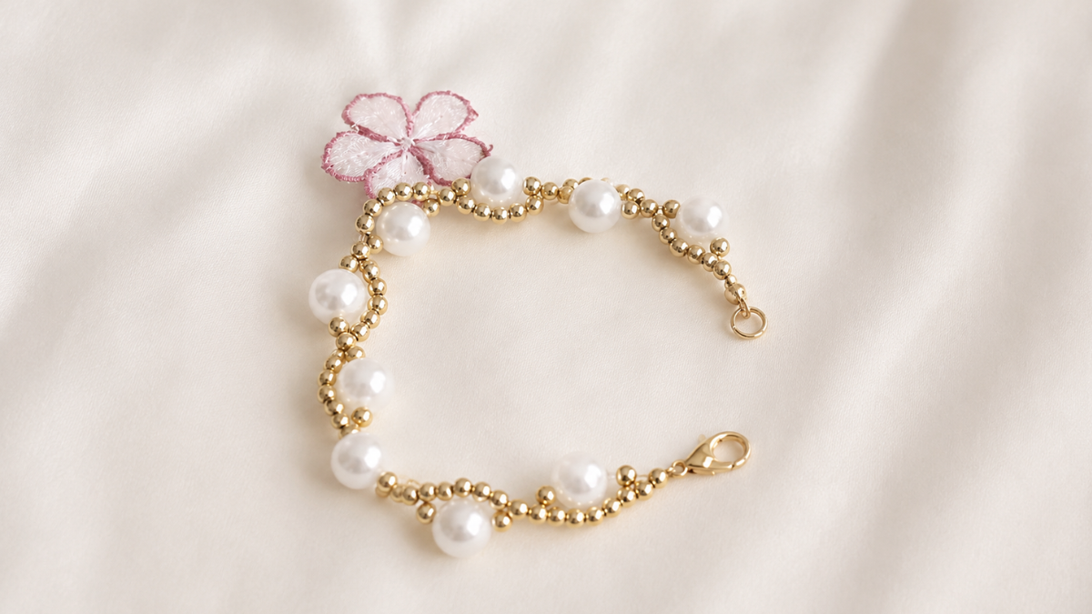 Cómo hacer una pulsera de perlas DIY