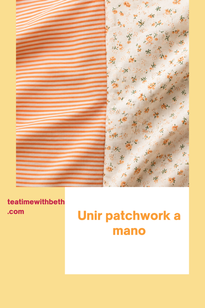 sew patchwork by hand unir patchwork a mano
