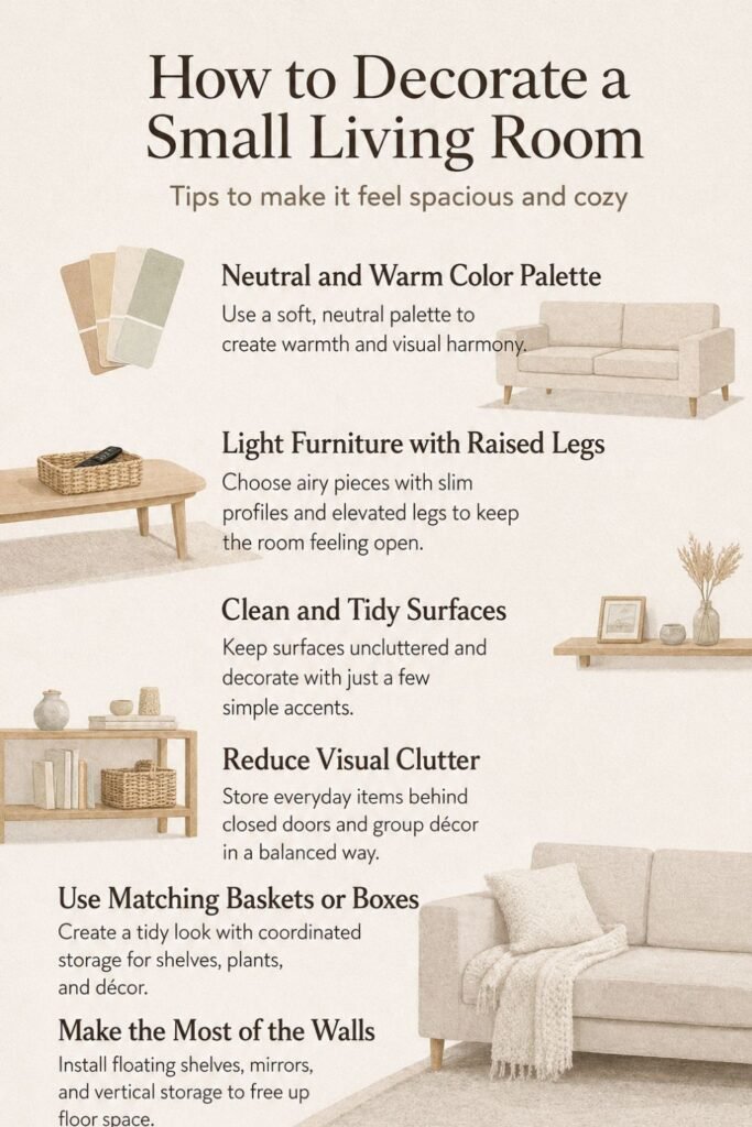 decorate a small living room